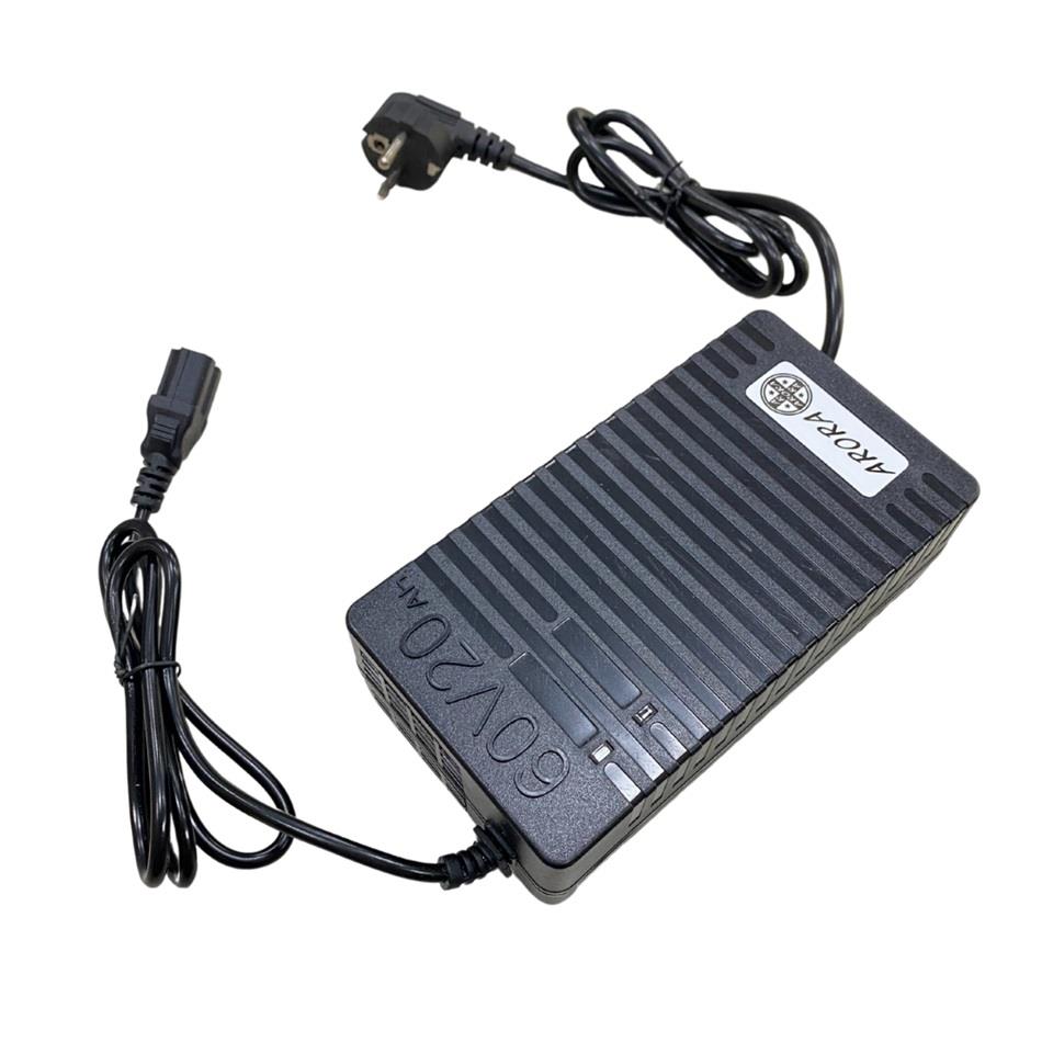 60V ELEKTRİKLİ BİSİKLET ŞARJ REDRESÖRÜ (AKÜ ŞARJ CİHAZI) OTOMATİK 3 A