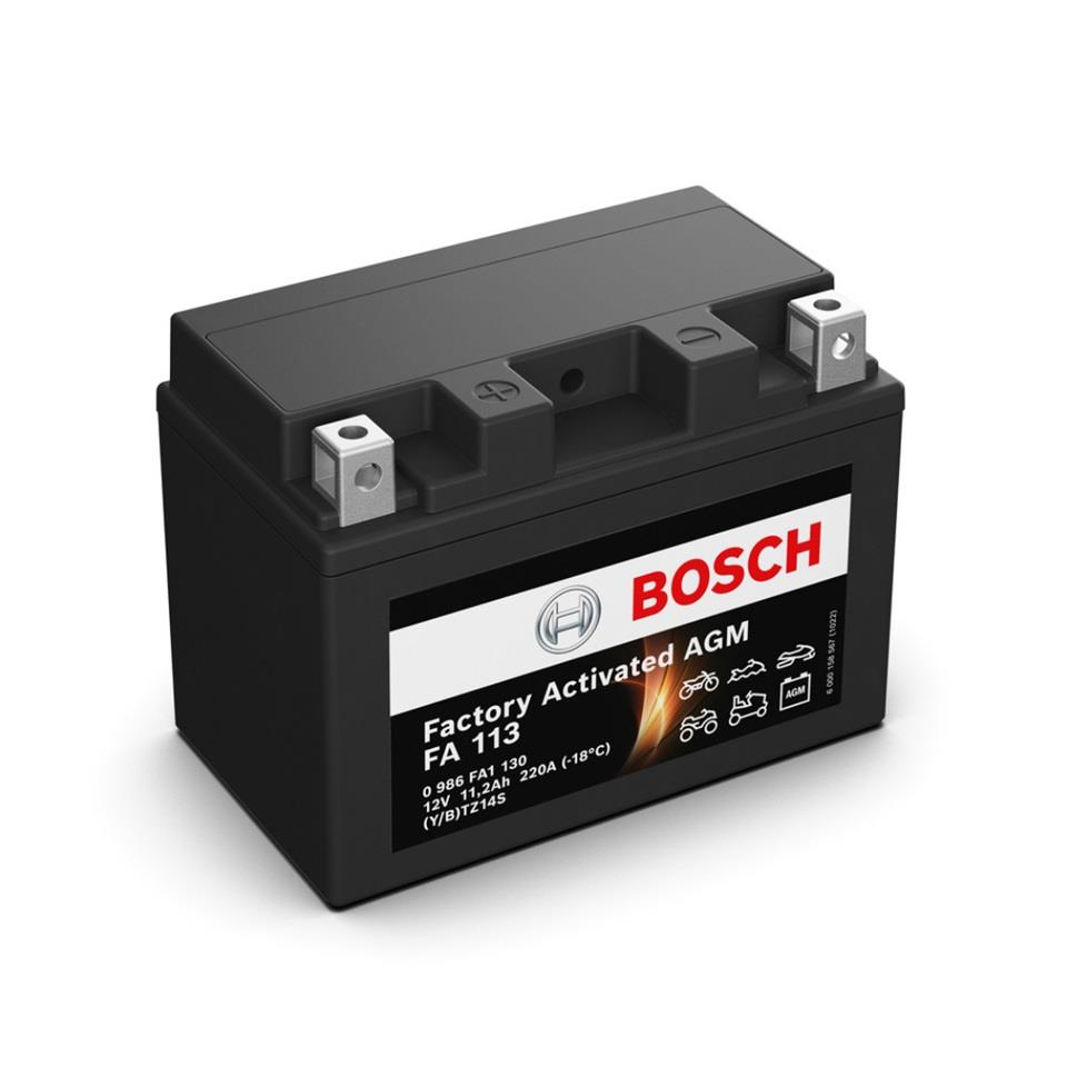 BOSCH 12V 11.2 AH MOTOSİKLET AKÜSÜ AGM 220 A (EN) (150*88*110) (YTZ14S)