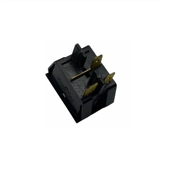 TUŞLU ANAHTAR İKİLİ KARE TİP IŞIKSIZ (3 FİŞ) (ON-OFF) (10A 250V AC)