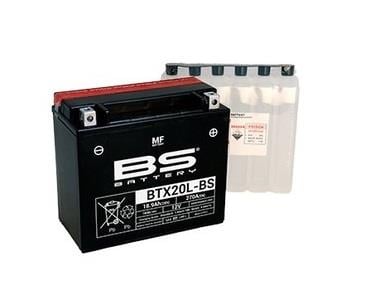 BS BATTERY 12V 18.9 AH MOTOSİKLET AKÜSÜ 270 A (EN) (175*87*155) (BTX20L-BS)