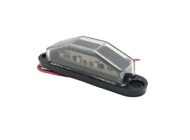 12V-24V PLAKA LAMBASI 4 LEDLİ (SİYAH)