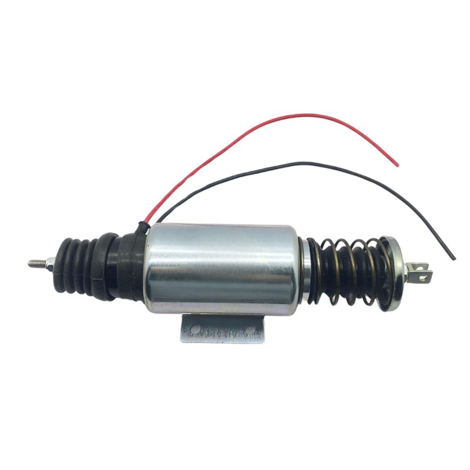 24V STOP SELENOİDİ (GÖVDE ÇAPI:60 MM) (PLATİNLİ) HITACHI TERS LIEBHERR RSV BOSCH