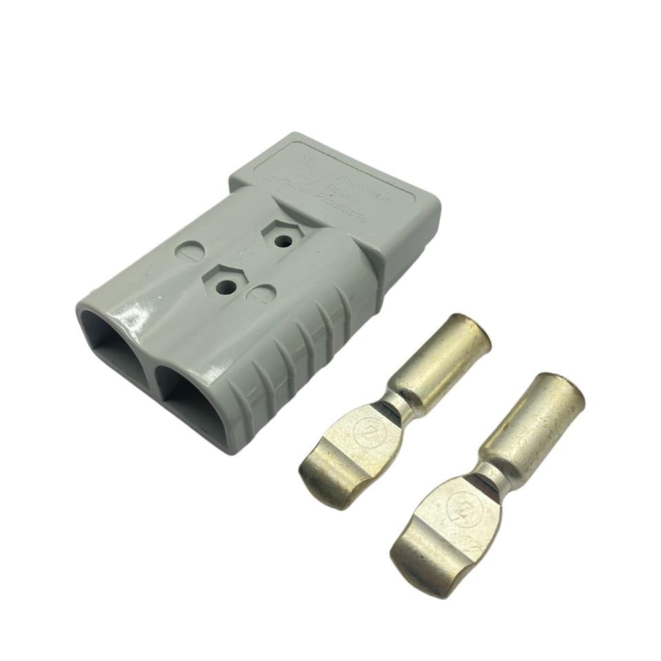 ELEKTRİKLİ FORKLİFT AKÜ SOKETİ 350 A 600 V (GRİ) (SB350) (ÇAP:70 BOY:108 MM)