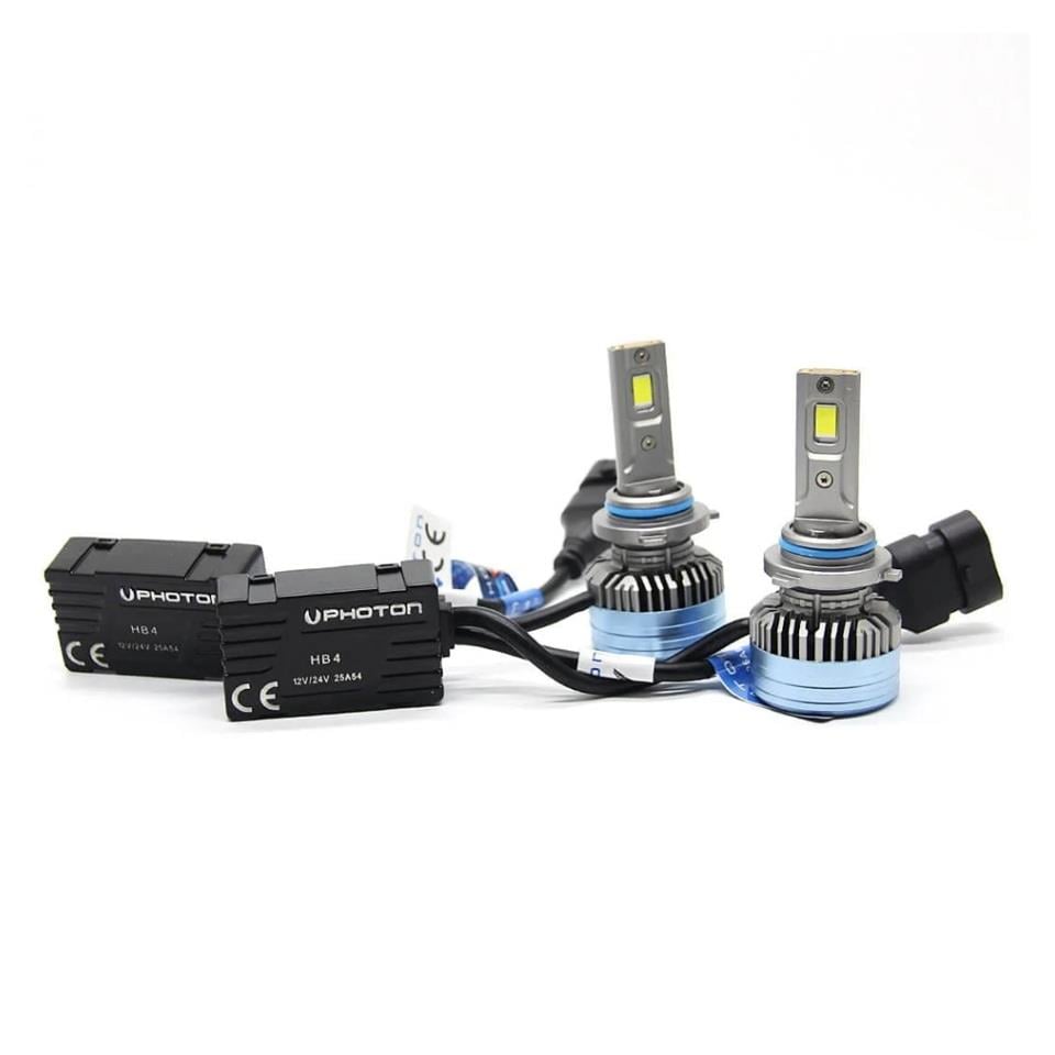 PHOTON 12V-24V HB4 CSP LED XENON FAR AMPUL SETİ KATANA 6000K 12000 LÜMEN (9006) CANBUS 