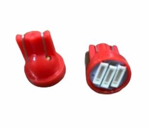 12V DİPSİZ AMPUL 3 LEDLİ T10 KIRMIZI (2 AD)