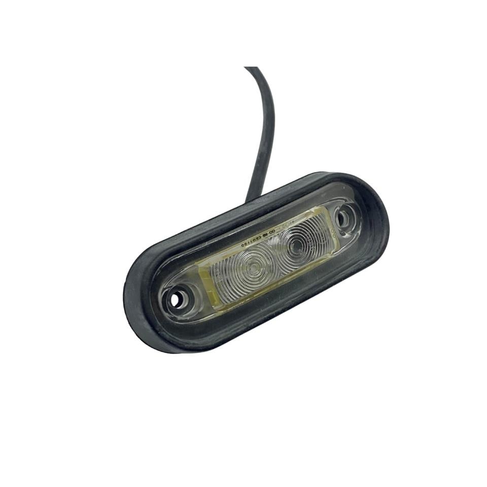 SABA 24V BASAMAK-PLAKA LAMBASI LED YM GÖMME UNIVERSAL BEYAZ E9 