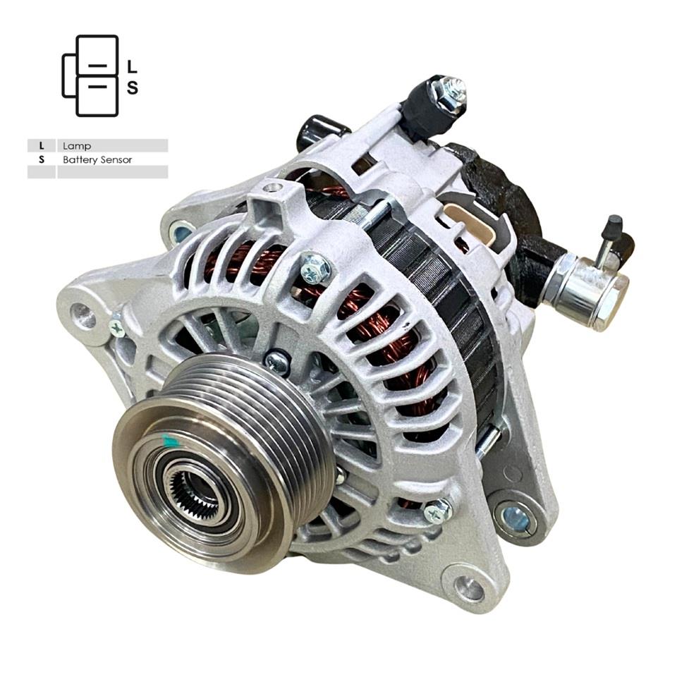 12V ALTERNATÖR DİNAMO VAKUMLU MITSUBISHI TİPİ 110 A HYUNDAI H1/KIA SORENTO 2.5 CRDI 2002-2006