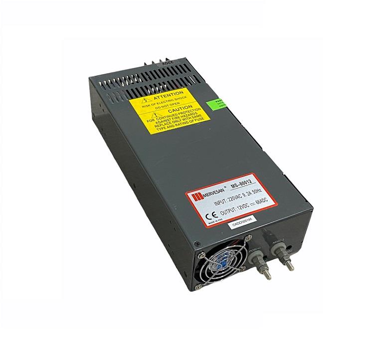 220V-240V AC GİRİŞ/12V DC ÇIKIŞ KONVERTÖR (VOLTAJ DÜŞÜRÜCÜ) (TRAFO) 66 A 800W (KUTULU) MT-800-12