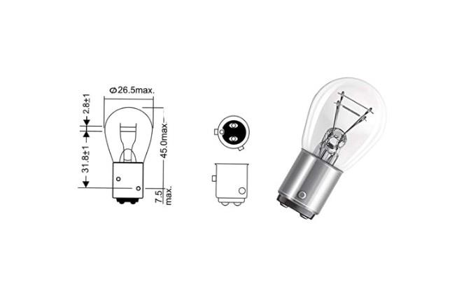 RING 12V 1016 AMPUL 21/4W (ŞAŞI YAKIN TIRNAK)
