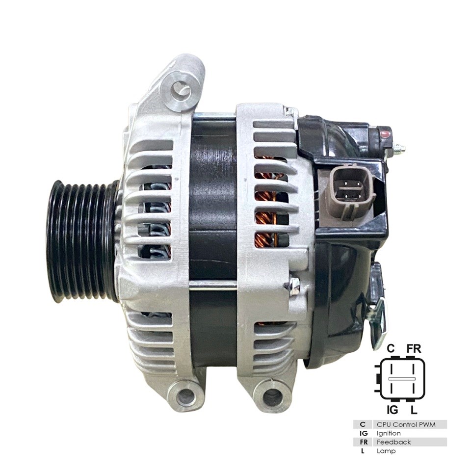 12V ALTERNATÖR DİNAMO DENSO TİPİ 105 A (C-IG-FR-L) (4 FİŞ) HONDA ACCORD VII/CIVIC VIII/CR-V II