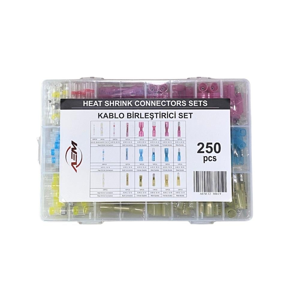 KABLO BİRLEŞTİRİCİ SET (250 PARÇA)