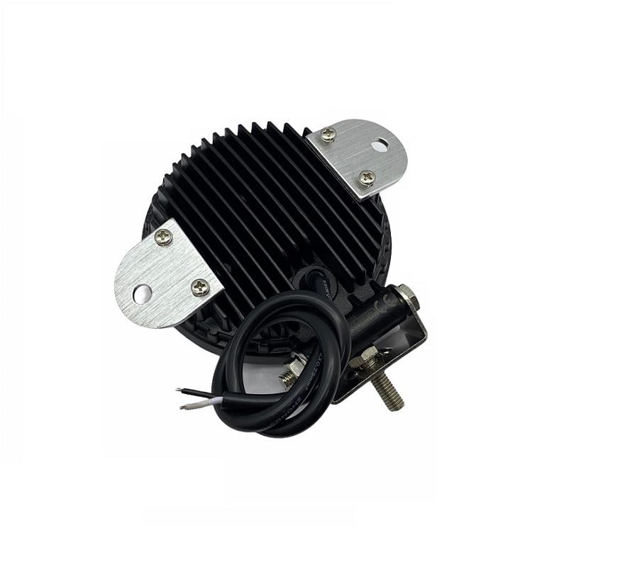 10V-30V ÇALIŞMA LAMBASI (6 X 3W POWER LEDLİ) YUVARLAK (116 MM) MERCEKLİ