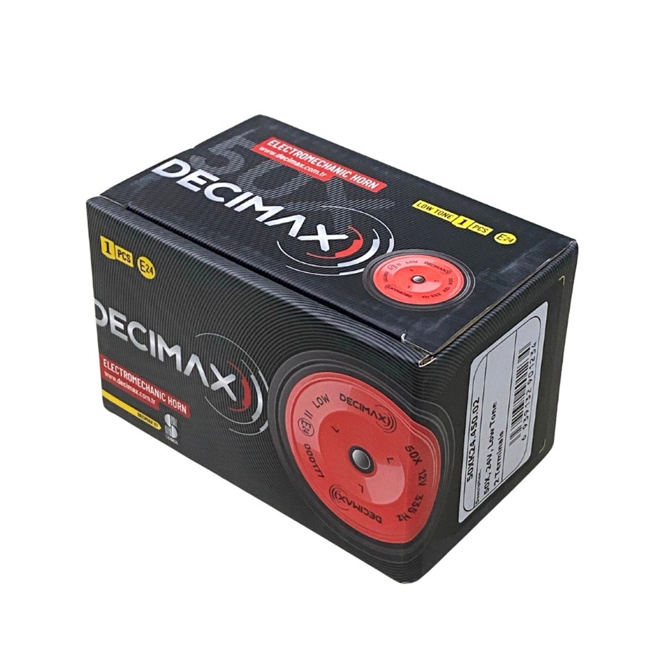 24V DİDİT KORNA 335 HZ KALIN SES KIRMIZI (91 MM)