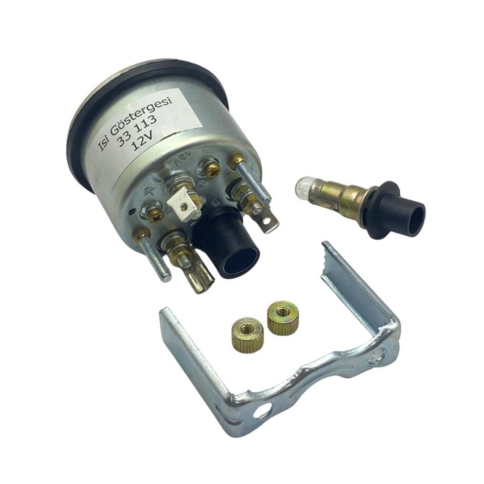 ÖLÇÜSAN 12V HARARET SAATİ (RENKLİ) 52 MM FIAT-MF-NEW HOLLAND TRAKTÖR