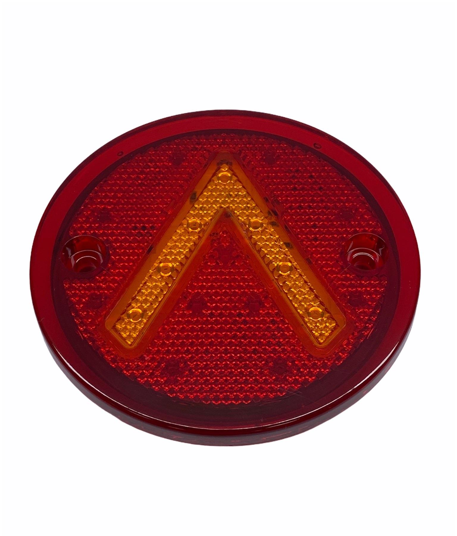 12V-24V STOP LAMBASI YUVARLAK 18 LEDLİ (FREN-PARK-SİNYAL) (97 MM)