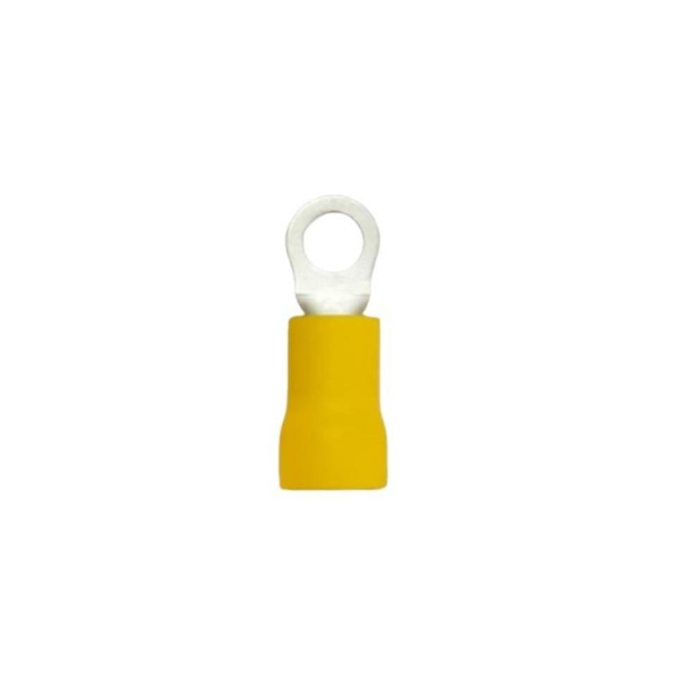KU-4 KABLO UCU İZOLELİ  (SARI) (DELİK ÇAPI:4 MM)