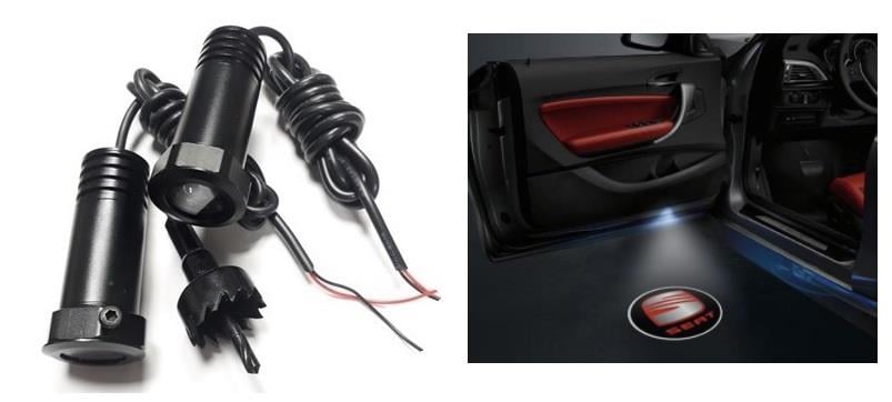 KAPI ALTI LOGO LAZER IŞIK LED 3D (SEAT) (2 AD)