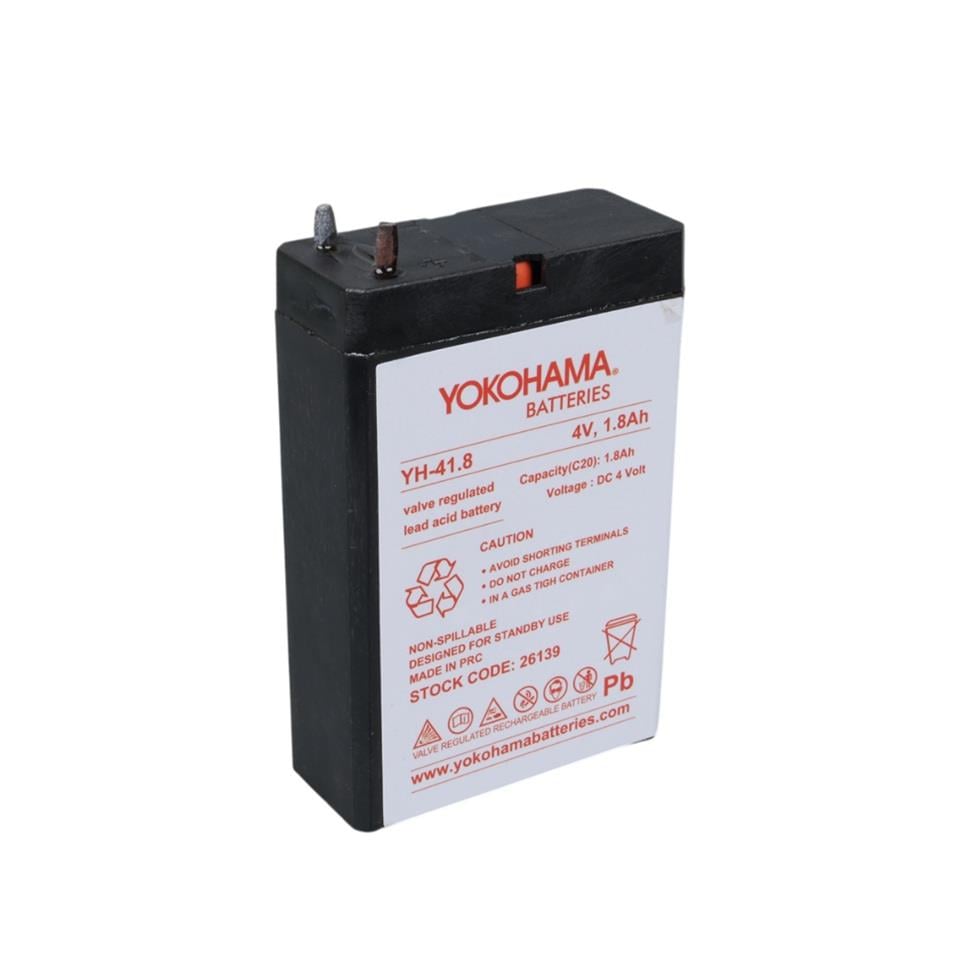 YOKOHAMA 4V 1.8 AH AKÜ KURU TİP (22*50*75)