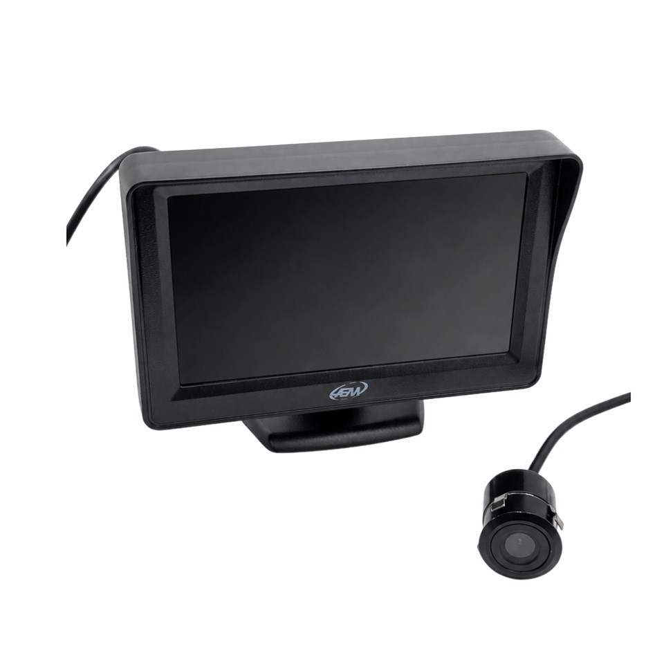 12V ARAÇ İÇİ LCD EKRAN (4.3 ) + (GECE GÖRÜŞLÜ KAMERA 18 MM)