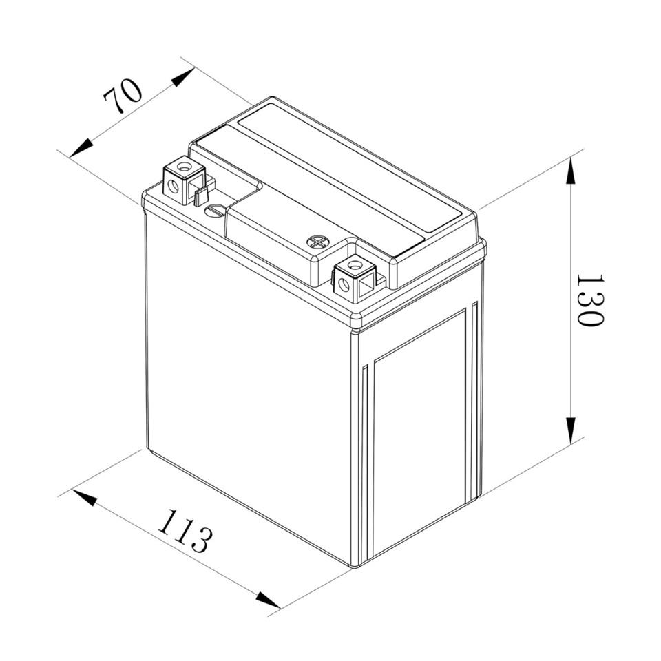 BOSCH 12V 6 AH MOTOSİKLET AKÜSÜ AGM 85 A (EN) (113*70*130) (BTX7L-BS) (YTX7L-BS) (FA101)