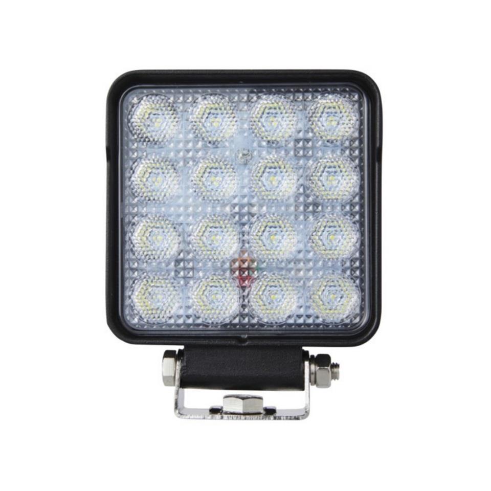 HELLA 10V-30V ÇALIŞMA LAMBASI KARE 48W 6000K 2500 LÜMEN (16 X 3W POWER LEDLİ) (137*108*48 MM)