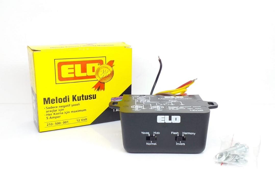 ELO 12V MELODİ KUTUSU (KORNA RÖLESİ) (DADAT-DİDİT YANKI/TITREME/FALA-FALA)
