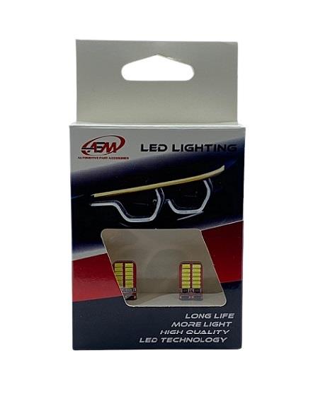 12V DİPSİZ AMPUL T10 (24 LEDLİ) BEYAZ (ARIZA IŞIĞI YAKMAZ)  (2 AD)