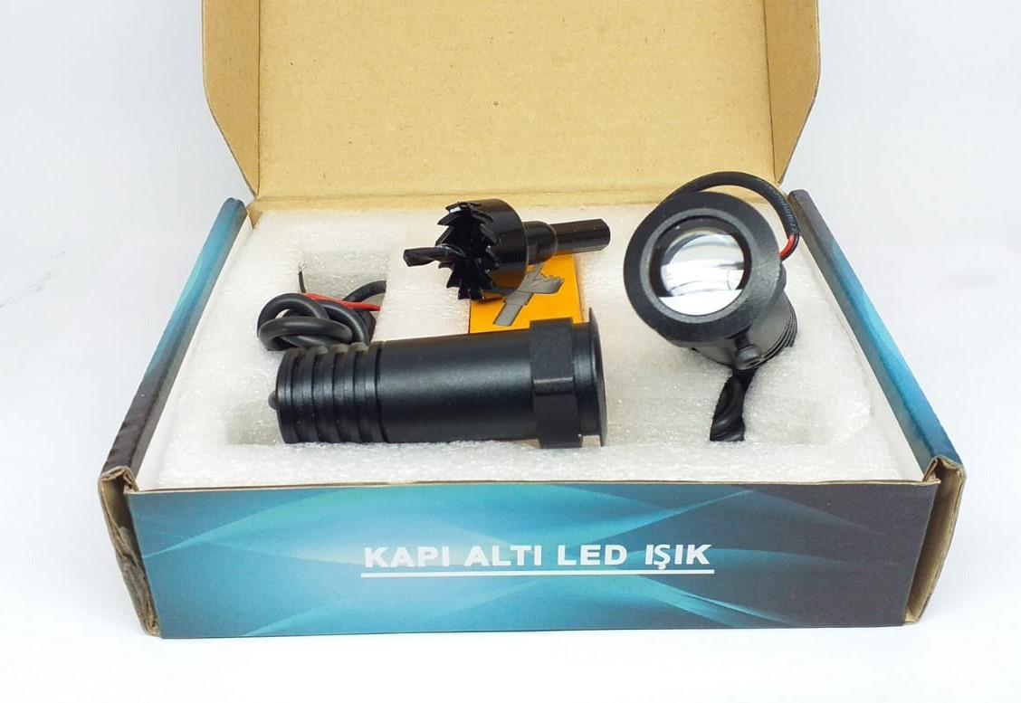 KAPI ALTI LOGO LAZER IŞIK LED 3D MERCEDES (2 AD)
