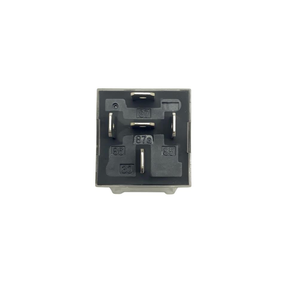 12V RÖLE 5 UÇLU 40 A IŞIKLI (ŞEFFAF) (ÇİFT PLATİN) (30-85-86-87-87a)