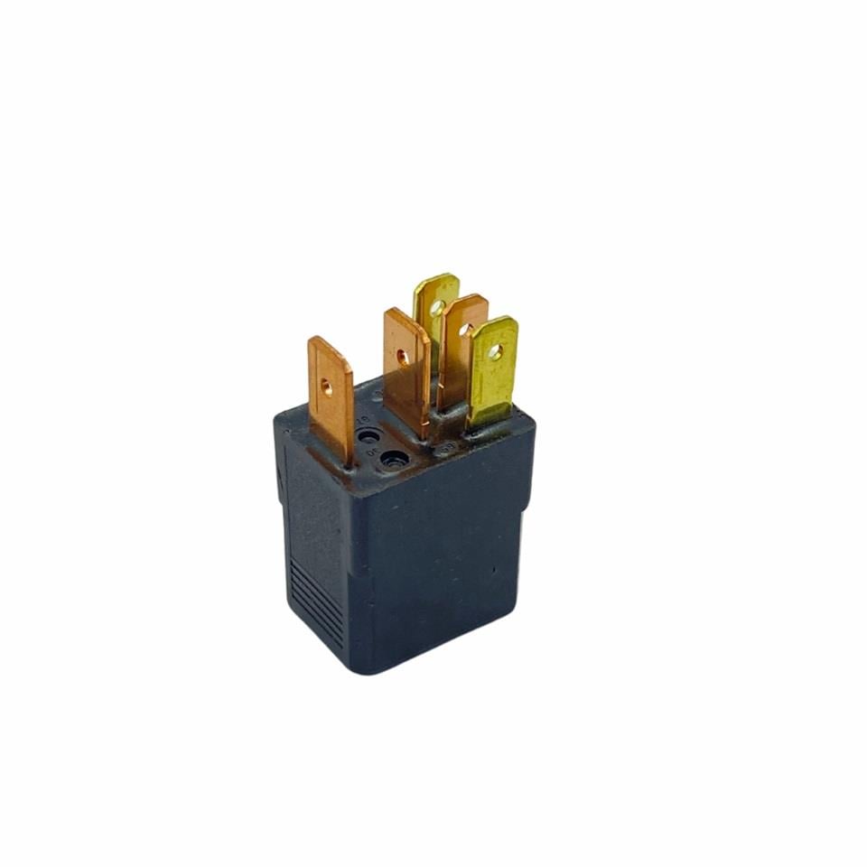 12V RÖLE 5 UÇLU MİKRO (ÇİFT PLATİN) (DİRENÇLİ) (30-85-86-87-87a) OEM