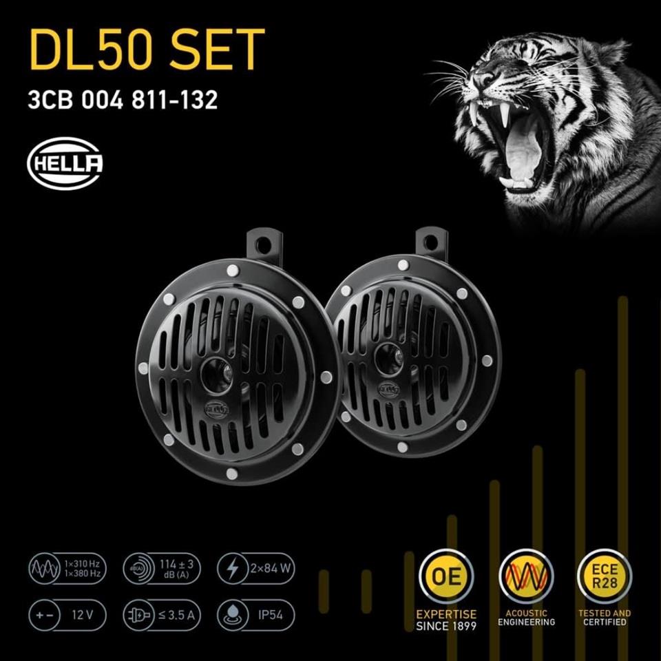 HELLA 24V DİDİT KORNA SÜPERTON 310/380 HZ (130 MM) (TAKIM)