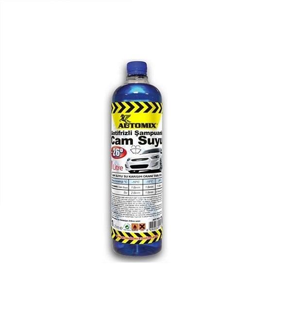 AUTOMIX CAM SUYU ANTİFRİZLİ ŞAMPUANLI (-26°) 1 LT