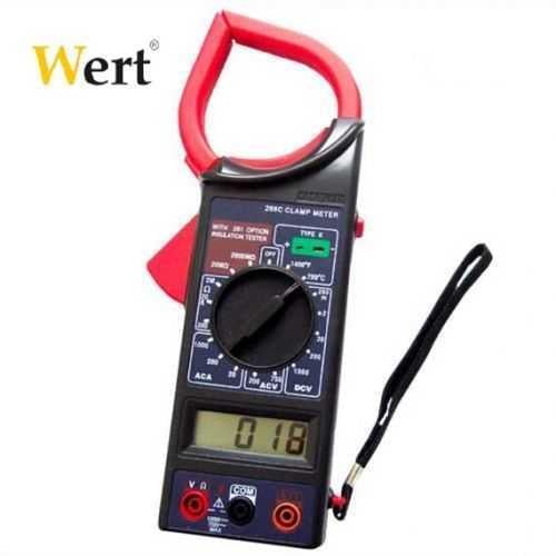 DİJİTAL EL TİPİ PENSAMPERMETRE (KAÇAK ÖLÇER) (SES İKAZLI) (500V)