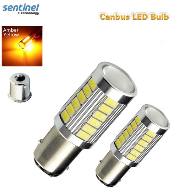 12V 93 AMPUL 33 LEDLİ SARI (MERCEKLİ) CB (2 AD)