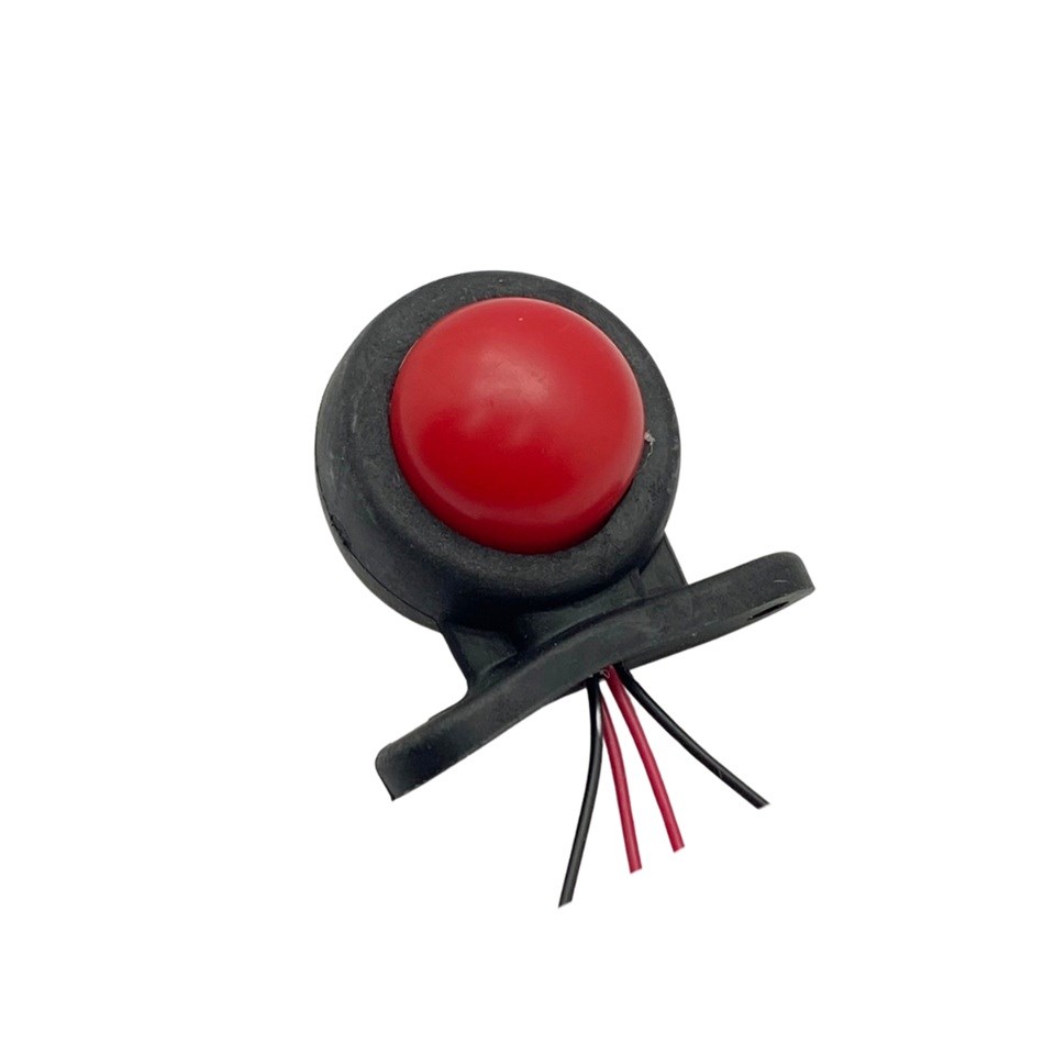 12V-24V TAKOZ LAMBASI MİNİ SARI-KIRMIZI (NEON LEDLİ) (56*50 MM)