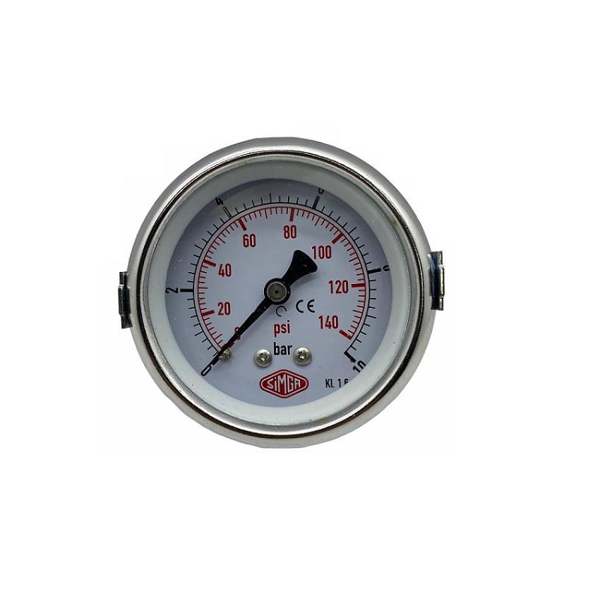 HAVA SAATİ 0-10 BAR (MEKANİK REKORLU BORULU TİP) (63 MM)