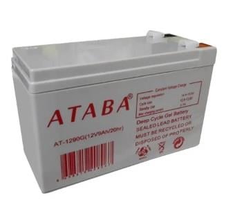 ATABA 12V 9 AH DEEP CYCLE JEL AKÜ (150*65*90) (BÜYÜK FİŞLİ) (2.45 KG)