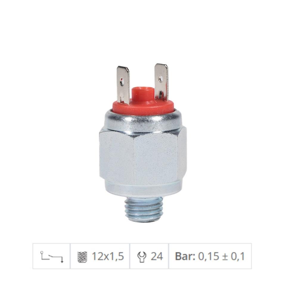 BASINÇ MÜŞÜRÜ (M12 X 1.5) (0,15 ± 0,1 BAR) DAF-IVECO-KOMATSU-MAN-MERCEDES-OTOKAR-WABCO
