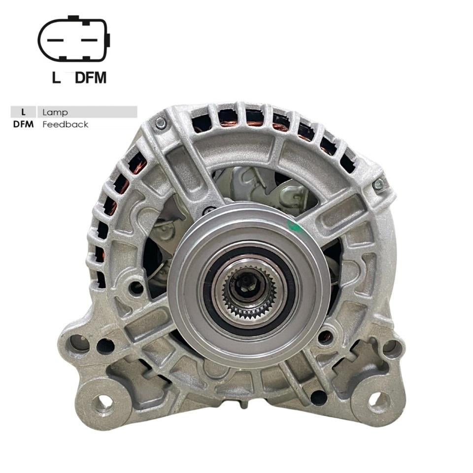 WUTSE 12V ALTERNATÖR DİNAMO BOSCH TİPİ 120 A (L-DFM) AUDI-SEAT-SKODA-VW 