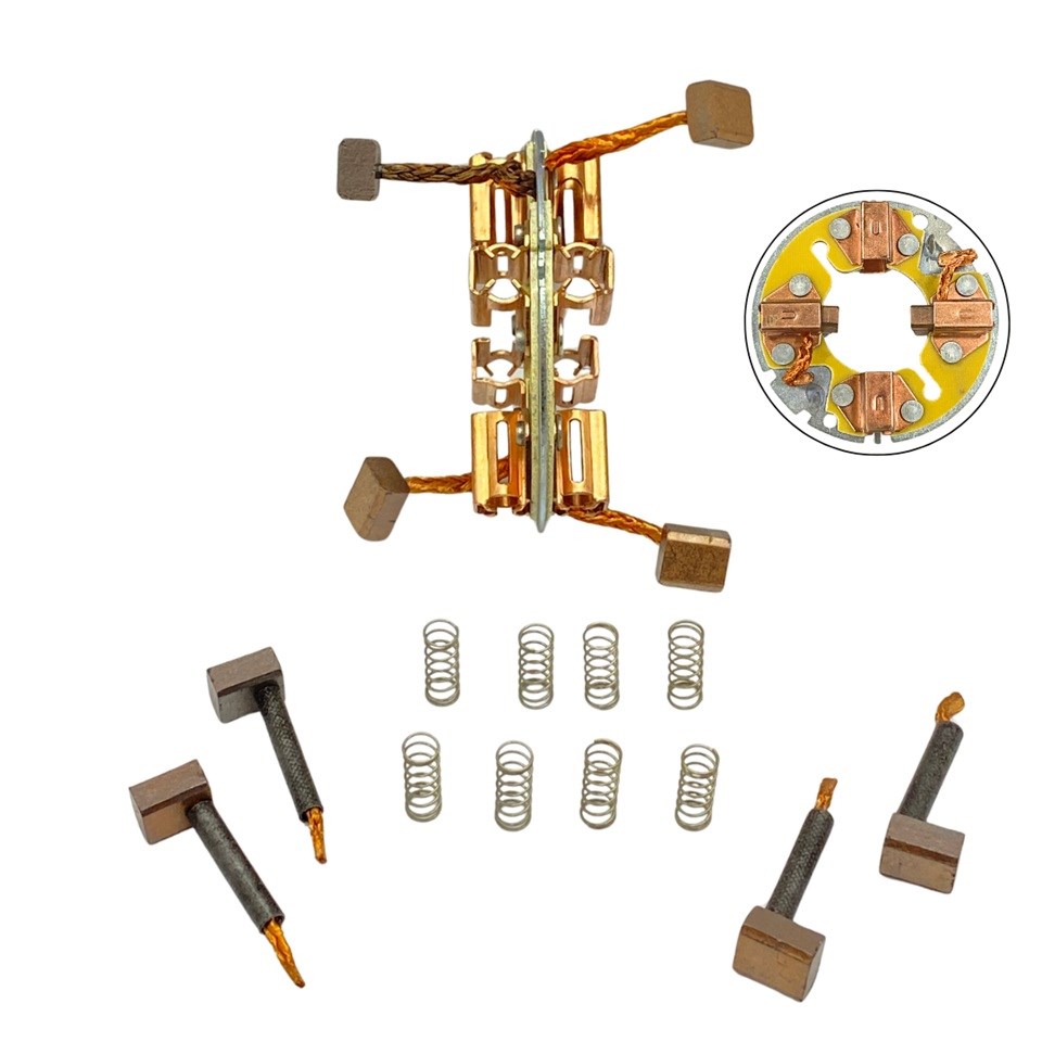 MARŞ KÖMÜR YUVASI VALEO TİPİ (8 KÖMÜRLÜ) (START-STOP) AUDI-FORD-NISSAN-OPEL-RENAULT-SEAT-SKODA-VW