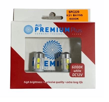 PREMIUM 12V H21 AMPUL 10 LEDLİ MERCEKLİ BEYAZ 6000K (BAY9s) (2 AD)