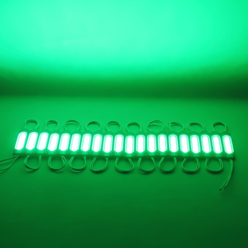 12V PARMAK LAMBA COB LEDLİ (CAMLI) YEŞİL (68*16 MM)