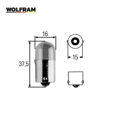WOLFRAM 24V 67 AMPUL 5W GERMANY