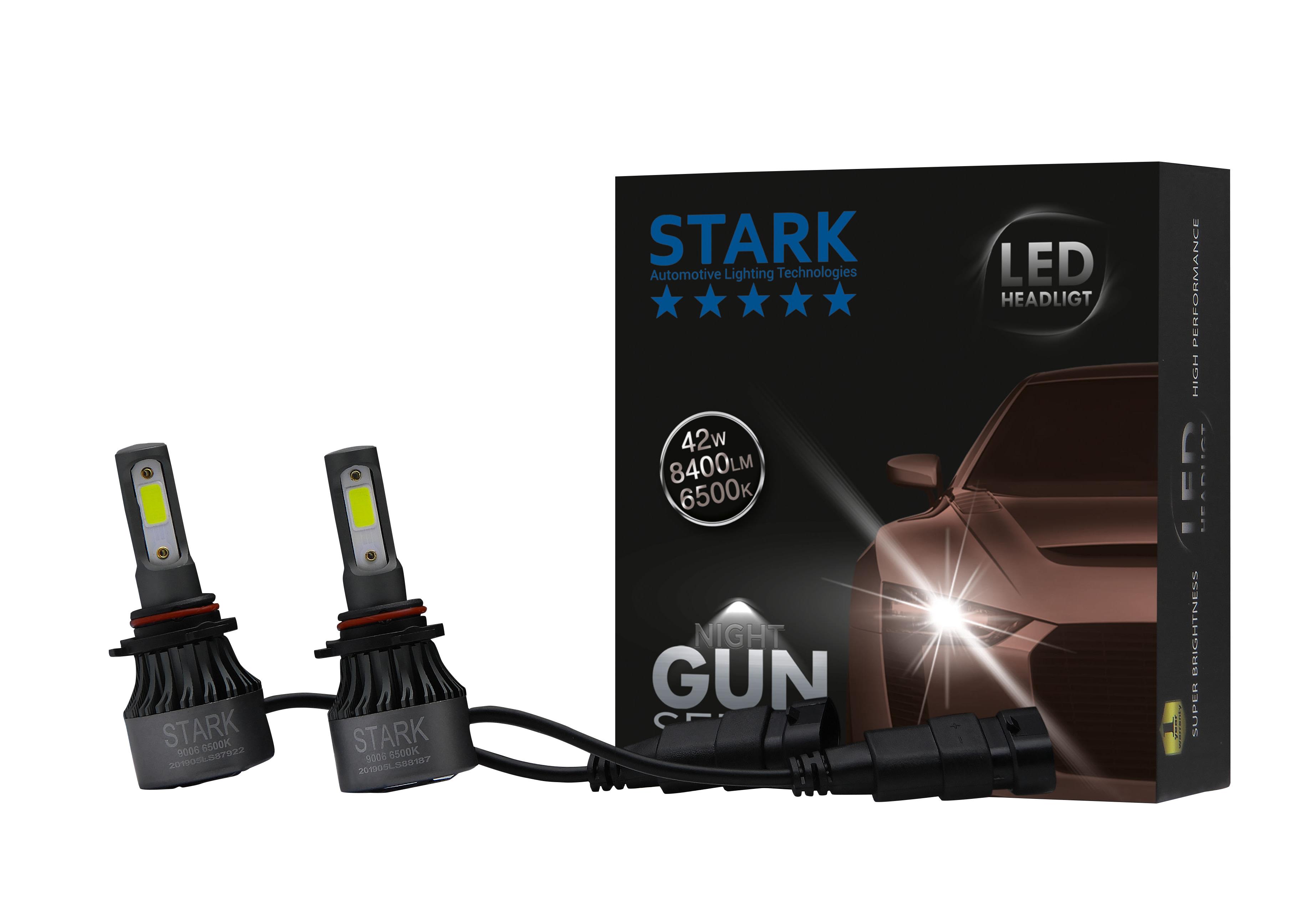 12V-24V HB4 9006 COB LED XENON FAR AMPUL SETİ 42W 6500K 8400 LÜMEN