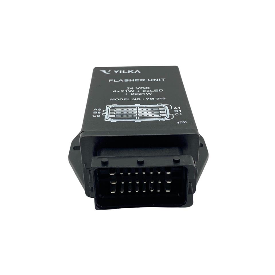 YILKA 24V FLAŞÖR 24 UÇLU (4 x 21W + 2 x LED + 2 x 21W) OTOKAR