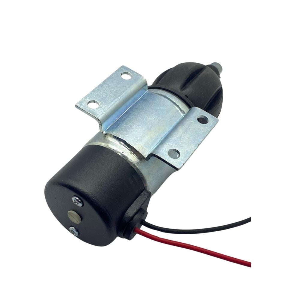 24V STOP SELENOİDİ AYAKLI (2 ÇIKIŞ KABLOLU) (PLT) CAV TİPİ (PERKINS MOTOR)