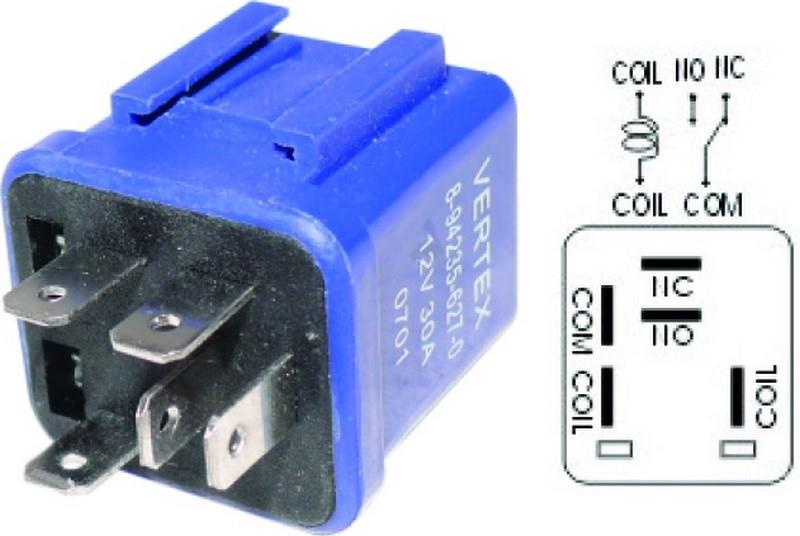 12V FAR-ŞARJ-KALORİFER RÖLESİ 5 UÇLU ISUZU
