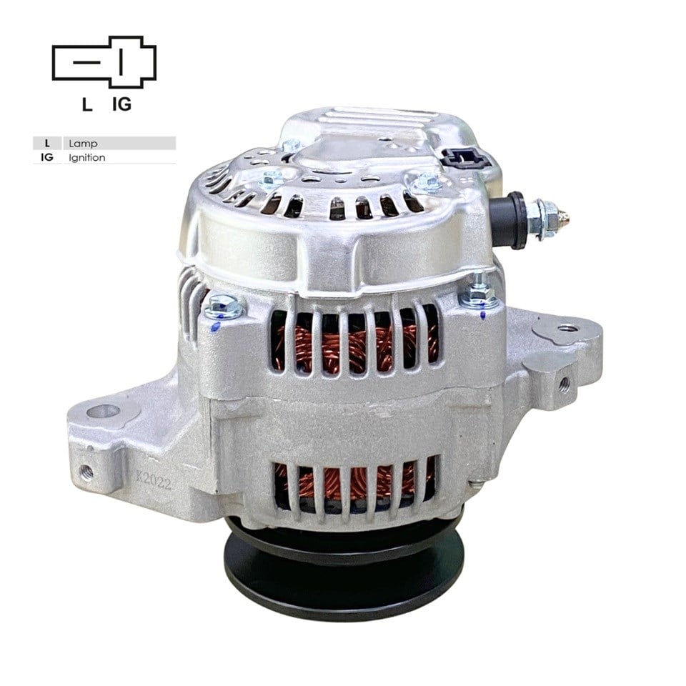 12V ALTERNATÖR DİNAMO NIPPON DENSO TİPİ 60 A (2 FİŞ) (IG-L) DAIHATSU HIJET-JOHNDEERE-FORKLİFT