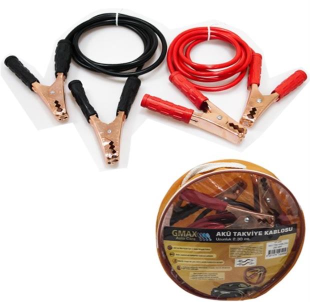 AKÜ TAKVİYE KABLOSU 400 AH 10 MM TAKIM (2.3 MT)