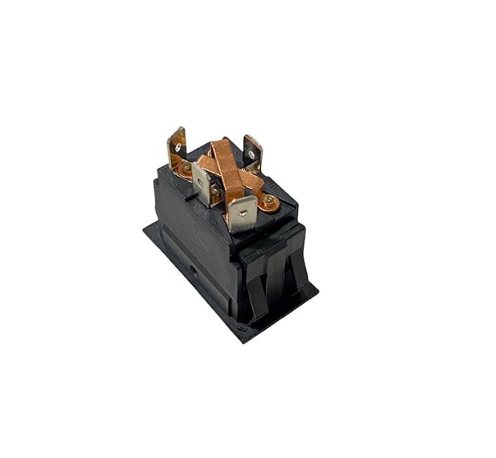 TUŞLU ANAHTAR IŞIKLI SARI-KIRMIZI (ÇİFT DEVRE) (12V 20A DC/24V 10A DC)